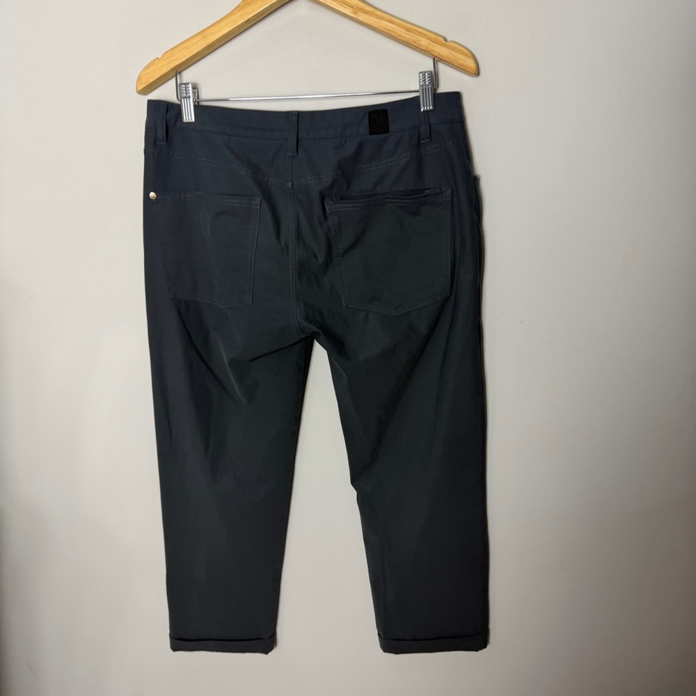 Vuori Men's Black Stretch Casual Pants Stretchable - Picture 6 of 8